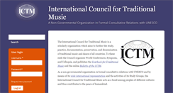 Desktop Screenshot of ictmusic.org